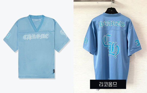 남녀공용 크롬HA츠 스타디움 메쉬 반팔 티셔츠 & 쇼츠 팬츠 (1:1 HIGH PREMIUM)