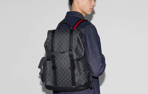9찌 GG Web 수프림 배색 백팩