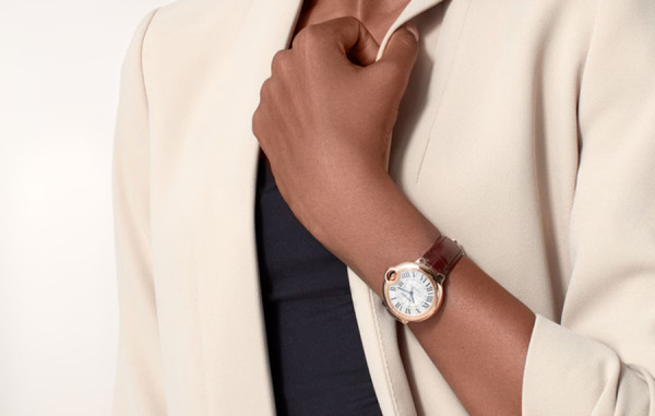 까르*에 발롱블루 로즈골드 브라운스트랩 스몰 33mm 1:1 최상급 (싱크 97.6%)