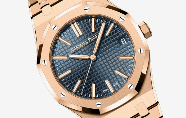 오데*피게 로얄오크 15510 50주년 한정판 핑크골드 청판 41mm 1:1 최상급 (싱크 98.9%)