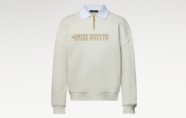 루이B통 엠벨리시드 하프집업 스웨트셔츠 (PREMIUM)