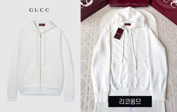 9찌 GG 엠보싱 테크니컬 후드 자켓 (1:1 HIGH PREMIUM)