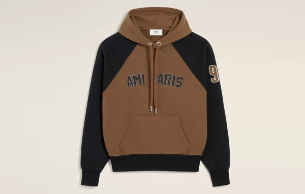 A미 파리스 래글런 후드 티셔츠 (PREMIUM)