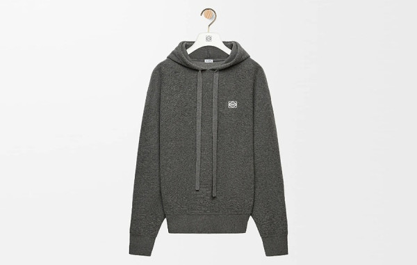 로E베 애너그램 울 니트 후드 티셔츠 (PREMIUM)