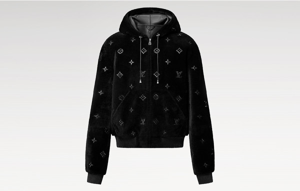 루이B통 모노그램 시어링 후드 집업 (PREMIUM)