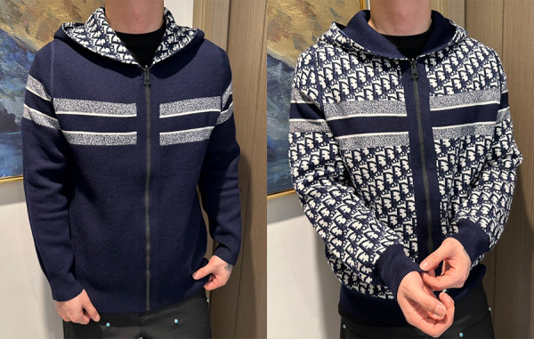 남녀공용 D올 오블리크 리버시블 후드 집업 (PREMIUM)