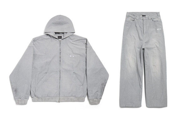 발렌시A가 아이콘 트롱프뢰유 후드 집업 & 데님 팬츠 (PREMIUM)