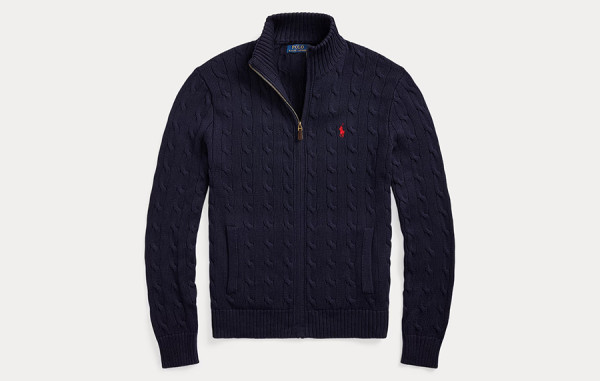P*LO 랄프로렌 케이블 니트 가디건 (PREMIUM)