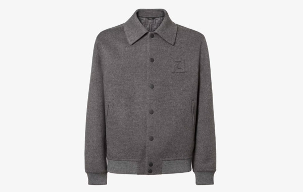 펜D 아플리케 카라 블루종 울 자켓 (PREMIUM)