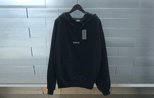 발렌시A가 페이크드 폴로 후드티셔츠 (HIGH QUALITY)