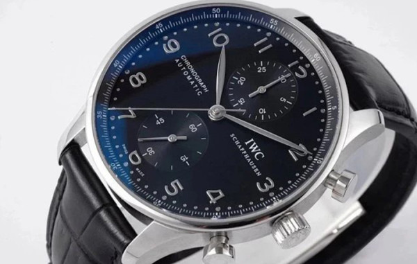 IW* 포르투기저 크로노그래프 검판 레더스트랩 41mm 1:1 최상급 (싱크 98.6%)