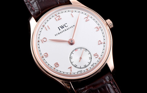 IW* 포르투기저 핸드와운드 흰판 로즈골드 레더스트랩 44mm 1:1 최상급 (싱크 98.6%)