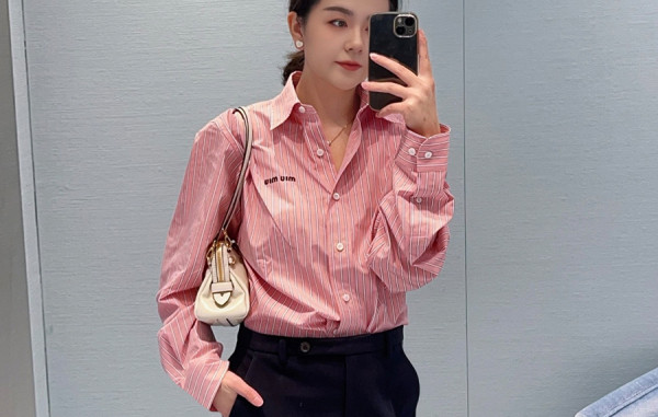 미*미* 스트라이프 롱슬리브 셔츠 (PREMIUM)