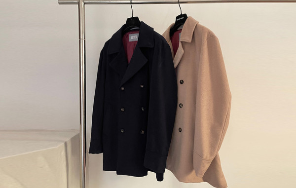 Brunello Cucinell* 더블 프레스티드 캐시미어 코트 (PREMIUM)