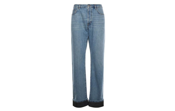 D올 까나쥬 패치워크 롤업 데님 팬츠 (1:1 HIGH PREMIUM)