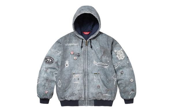 슈프림 X HJR 트롱프 뢰유 후드 워크 자켓 (PREMIUM)