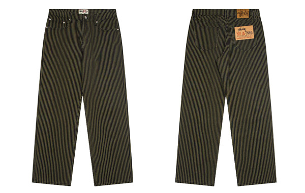 S투시 스트라이프 빅 올 데님 팬츠 (2type)