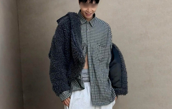 ACN 플란넬 버튼업 셔츠