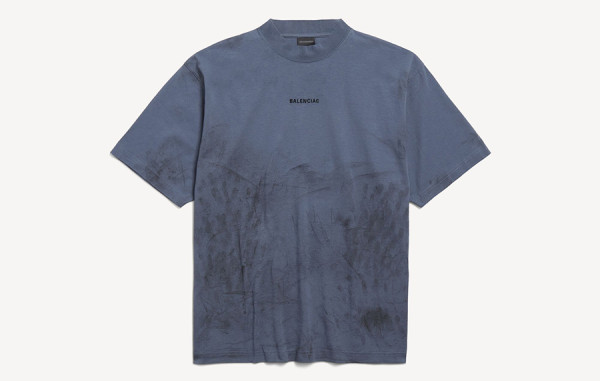 발렌시A가 백 페이디드 빈티지 반팔 티셔츠 (1:1 HIGH PREMIUM)