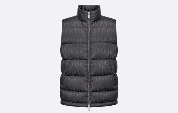 [당일발송] D올 오블리크 구스다운 패딩 베스트 (PREMIUM) /그레이 48(100)