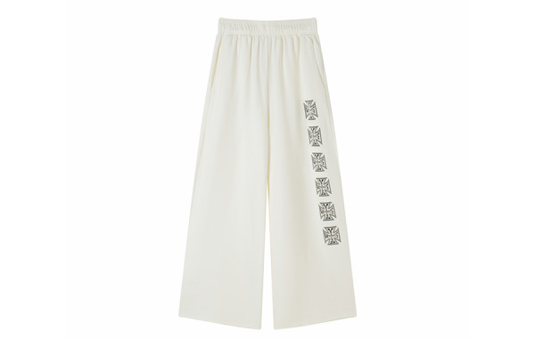 V.T.M 오프 화이트 바이커 크로스 트레이닝 팬츠 (PREMIUM)