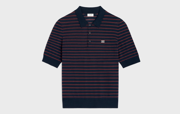 CEL*NE 맨즈 트리오페 파인 코튼  스트라이프 폴로 반팔 티셔츠 (PREMIUM)